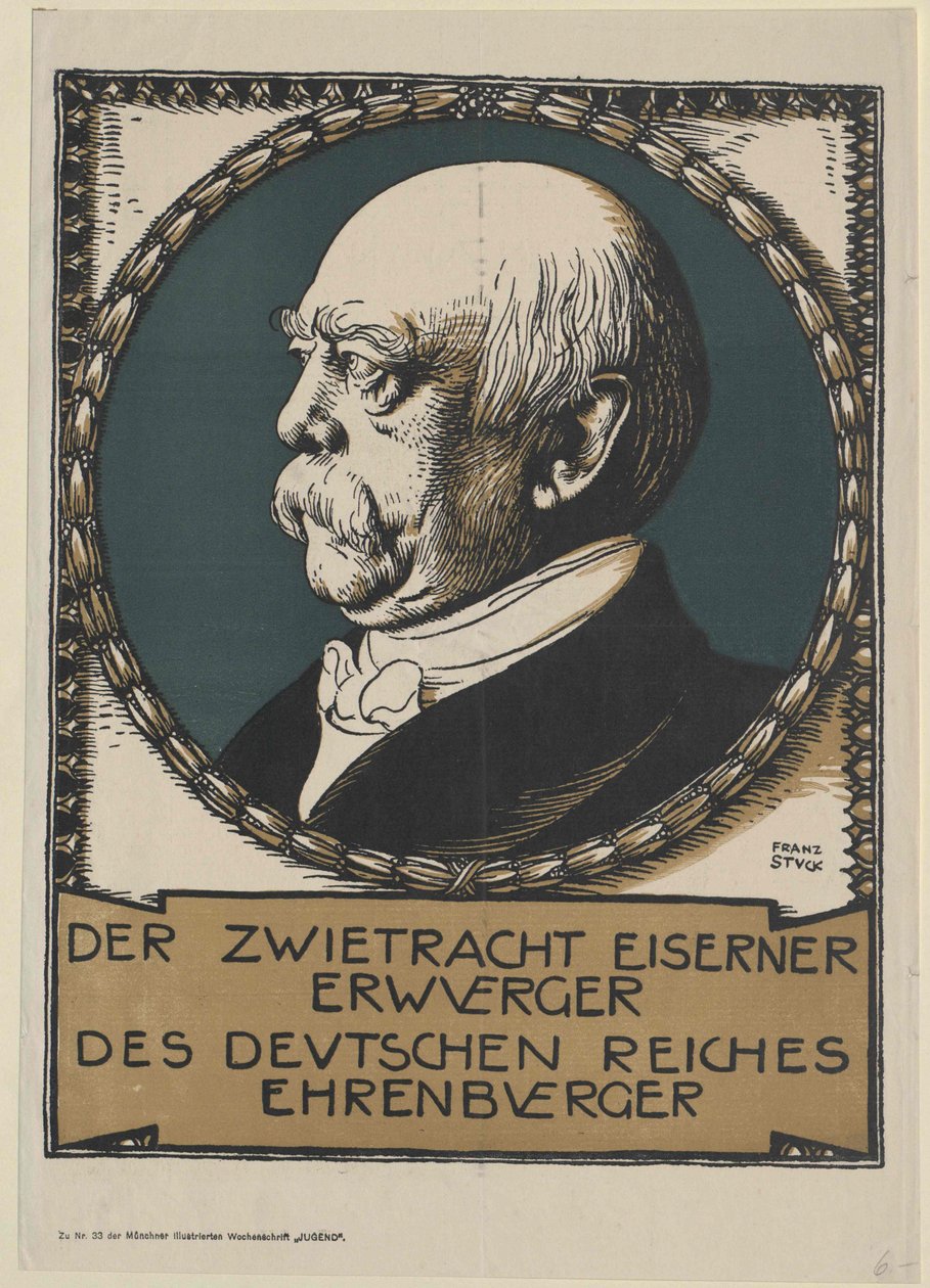 Otto hrabia Bismarck (druk) autorstwa Unknown artist