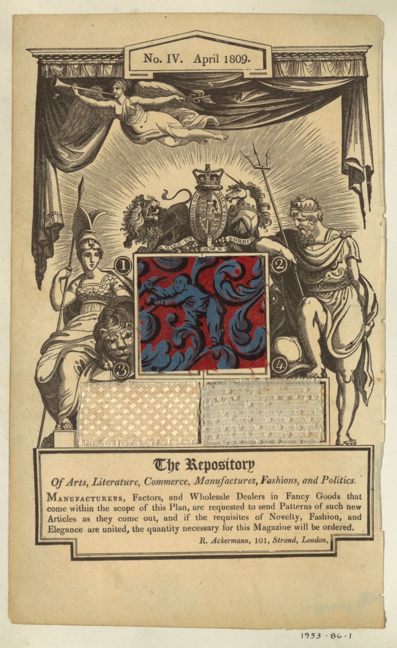Strona z Repozytorium Ackermanna autorstwa Unknown artist