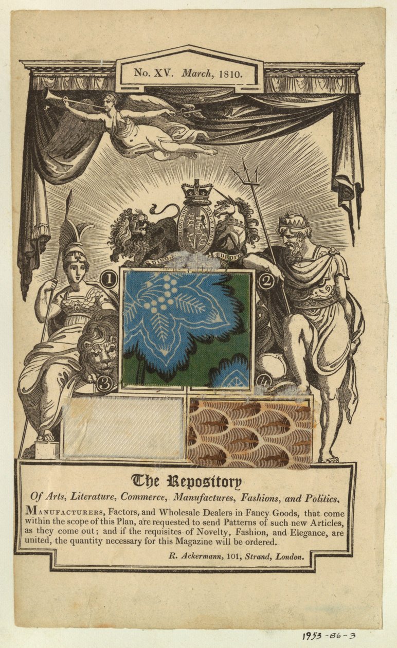 Strona z Repozytorium Ackermanna autorstwa Unknown artist