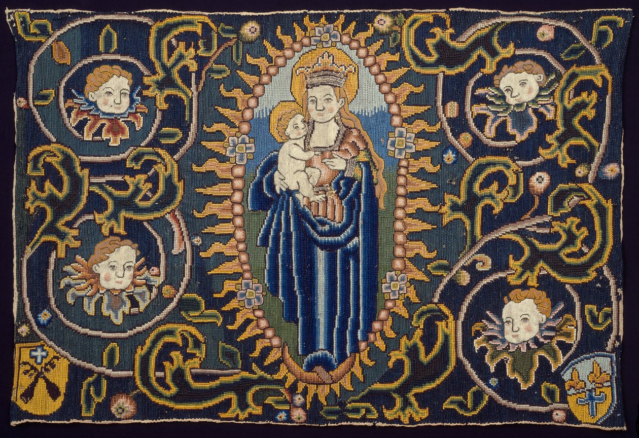 Panel przedstawiający Madonnę z Dzieciątkiem autorstwa Unknown artist