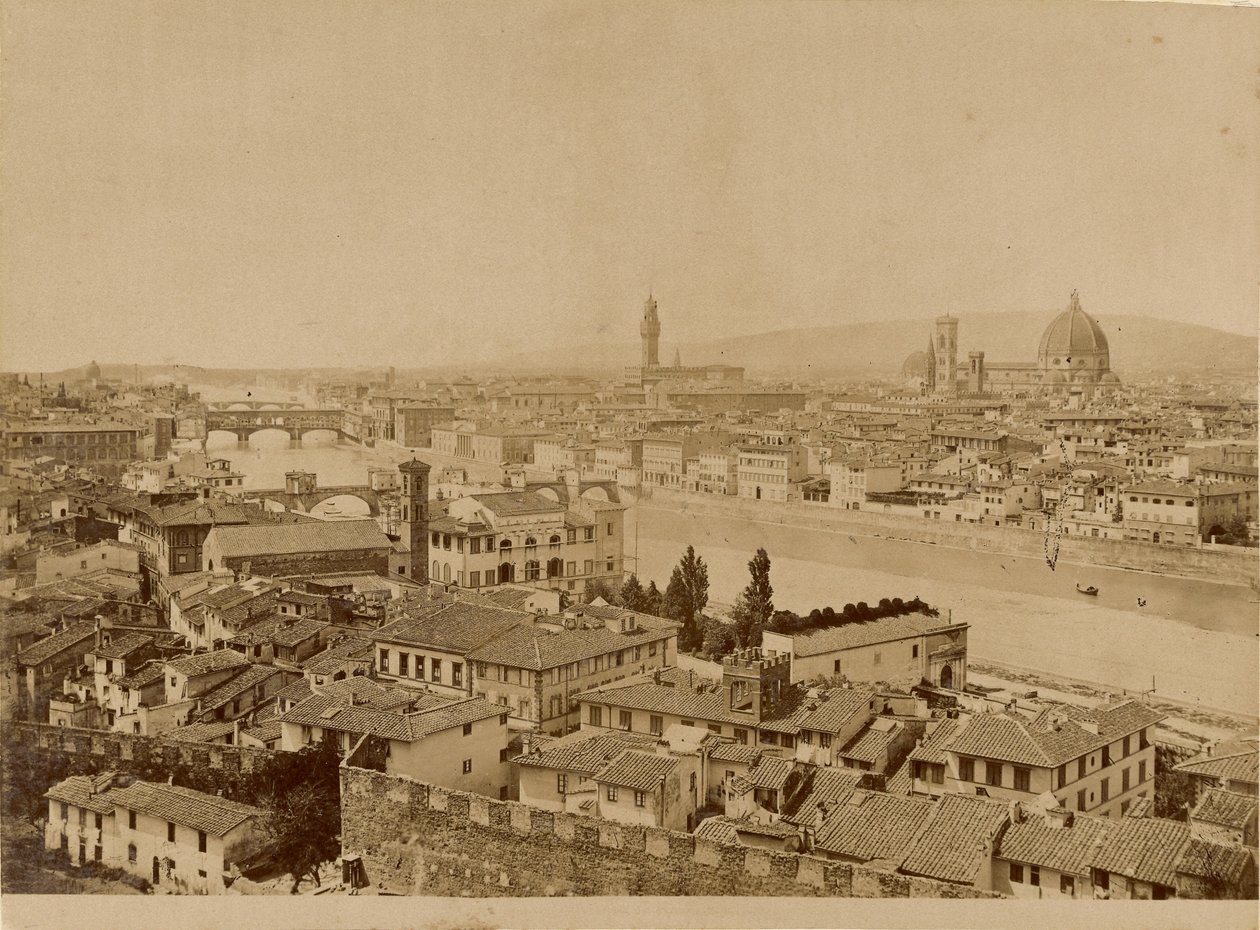 [Panoramiczny widok na Florencję] autorstwa Unknown artist