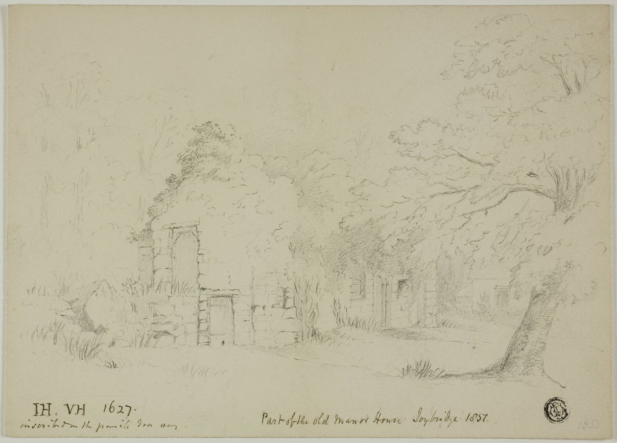 Część starego dworku, Toybridge autorstwa Unknown artist