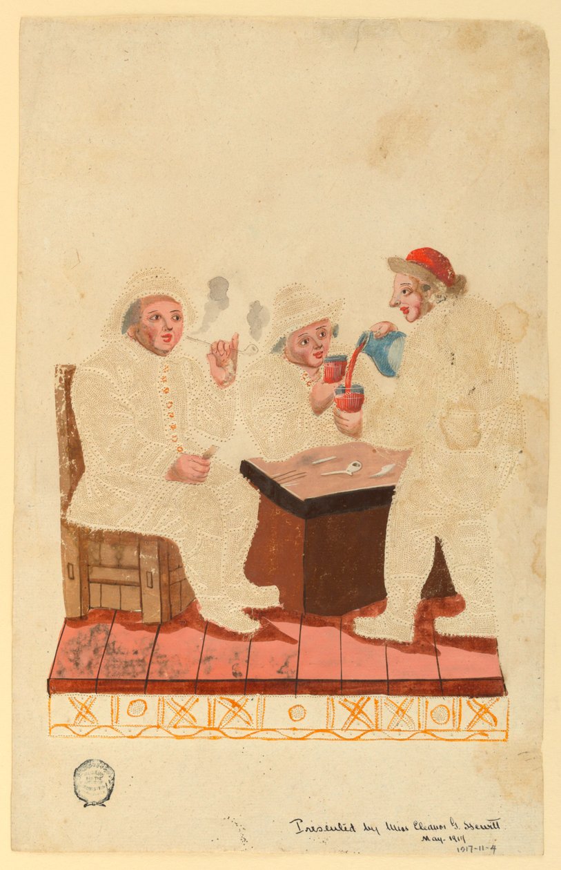 Chłopi w kabarecie autorstwa Unknown artist
