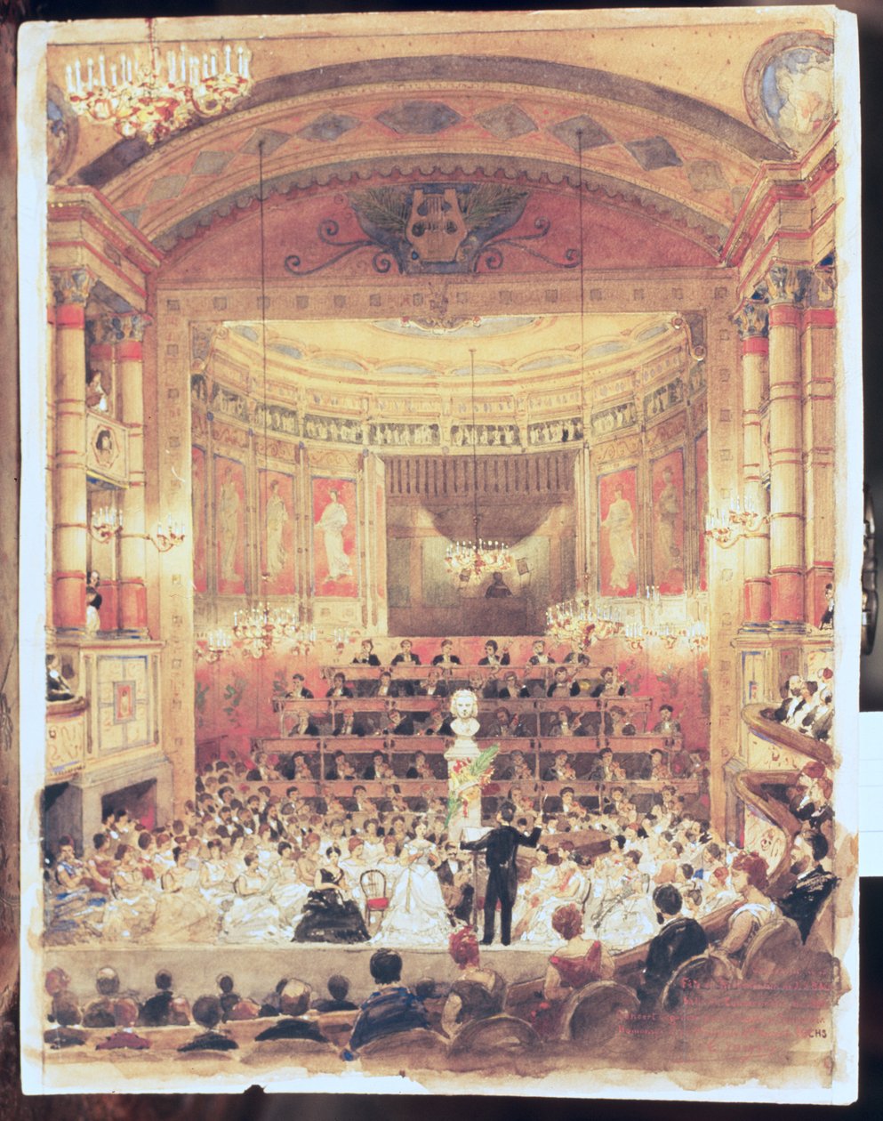 Wykonanie Pasji Bacha w Starożytnym Konserwatorium autorstwa Unknown artist