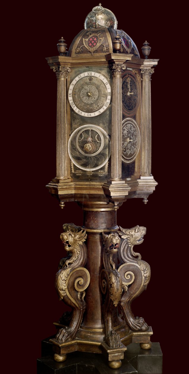 Zegar planetarny (maszyna astronomiczna). 16 wiek. Muzeum Guimet. autorstwa Unknown artist