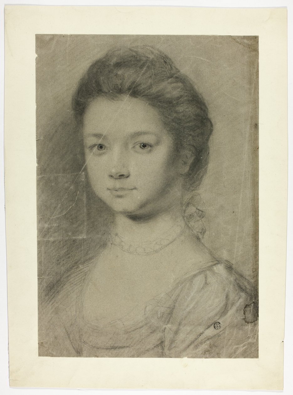 Portret popiersie młodej kobiety autorstwa Unknown artist