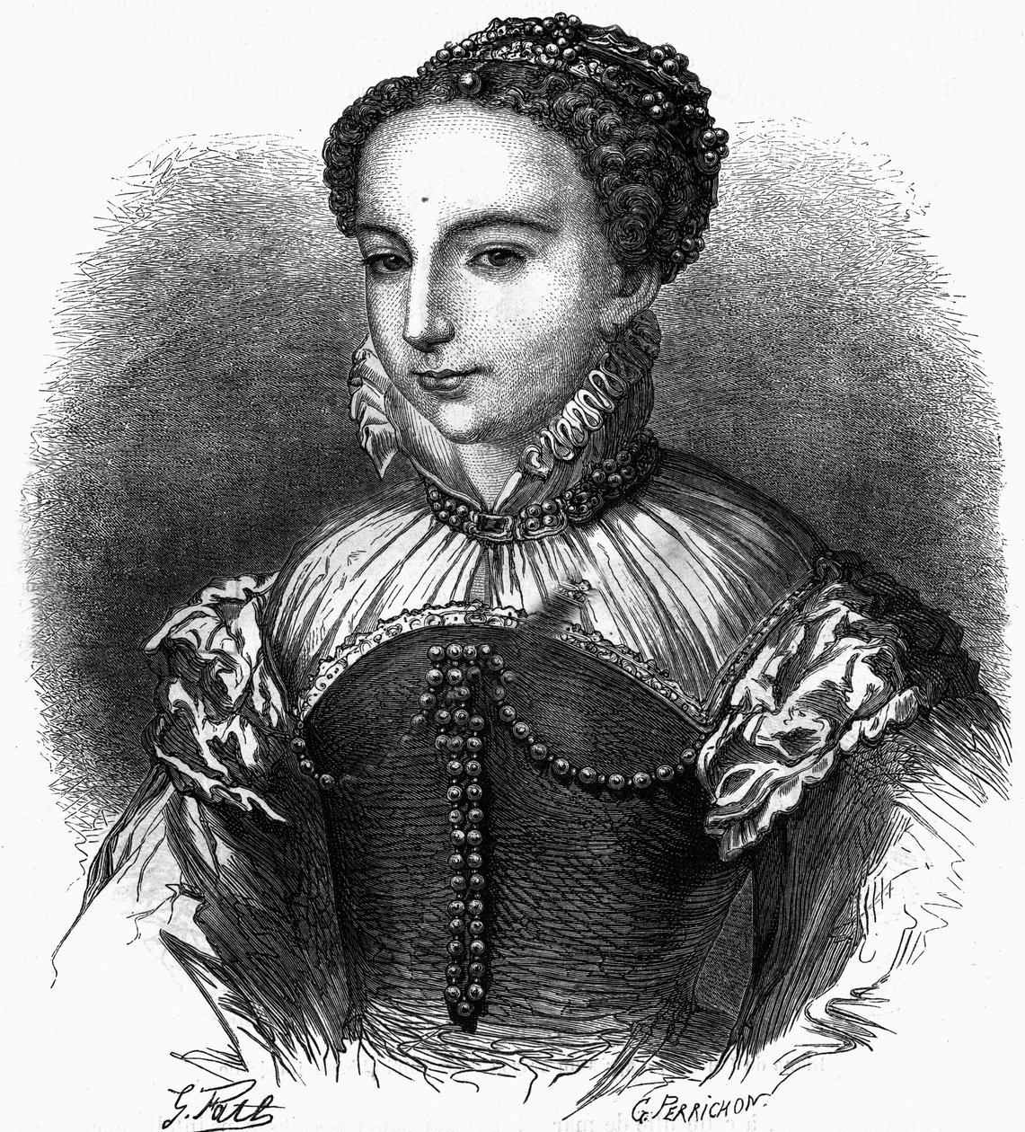Portret Katarzyny Medycejskiej, królowej Francji autorstwa Unknown artist