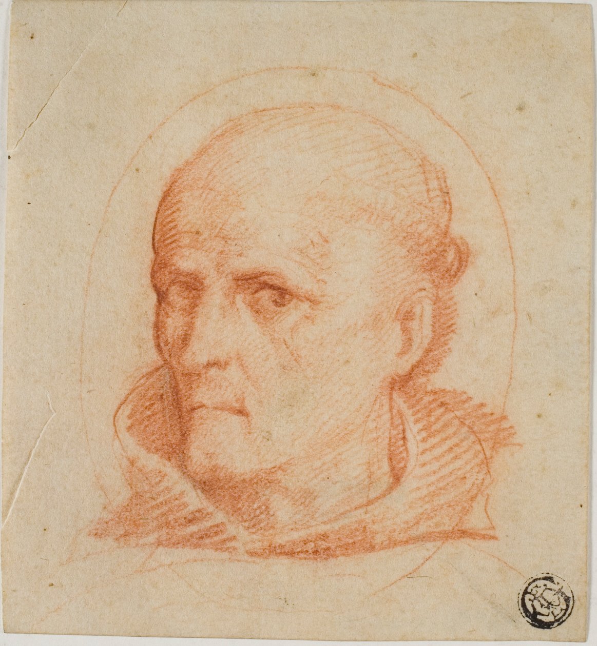 Portret głowy mnicha franciszkańskiego autorstwa Unknown artist