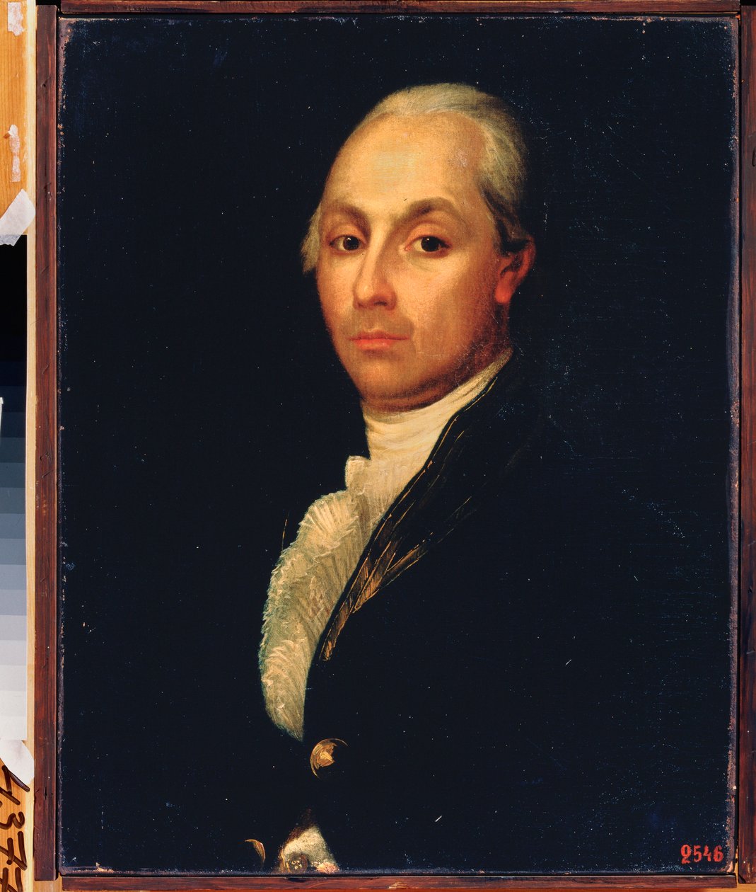 Portret pisarza Aleksandra Radishcheva (Radishchev) (1749-1802). Malarstwo anonimowe, olej na płótnie, przed 1790 r. Sztuka rosyjska autorstwa Unknown artist