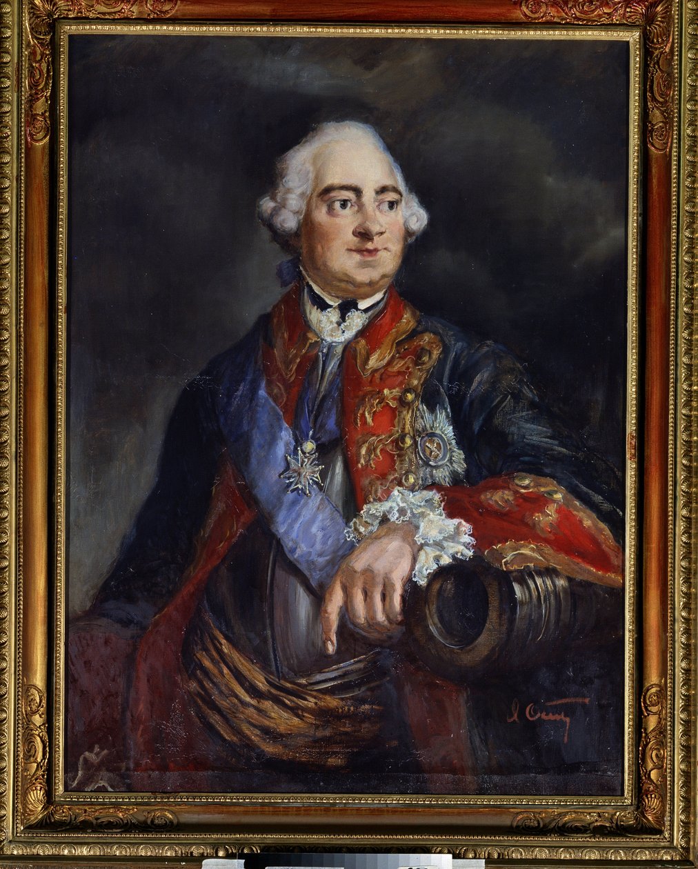 Portret matematyka Leonarda Eulera (1707-1783) (Portret matematyka Leonharda Eulera). Anonimowe malowanie. Olej na płótnie, 79 x 69,5 cm autorstwa Unknown artist