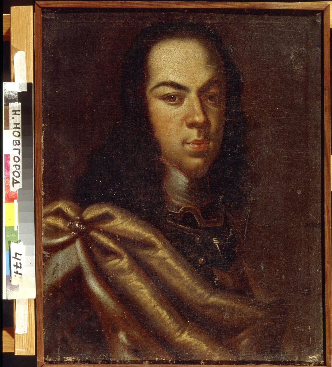 „Portret carewicza lub wielkiego księcia Aleksisa Pietrowicza Romanowa (1690-1718)” Anonimowy obraz z XVIII wieku – Państwowe Muzeum Sztuki, Niżny Nowogród autorstwa Unknown artist