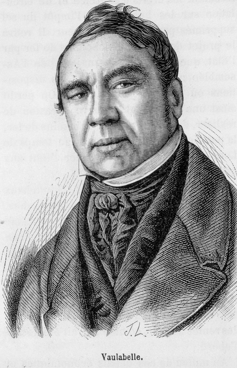 Portret Achille Tenaille de Vaulabelle (1799-1879), francuskiego ministra edukacji narodowej. autorstwa Unknown artist