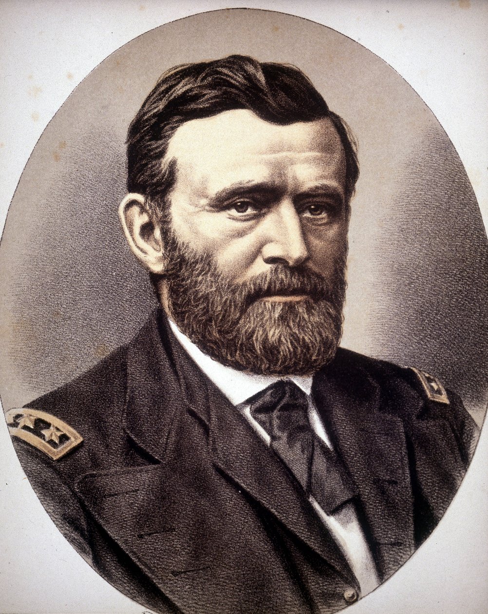 Portret amerykańskiego generała i męża stanu Ulyssesa Simpsona Granta (1822 - 1885). autorstwa Unknown artist