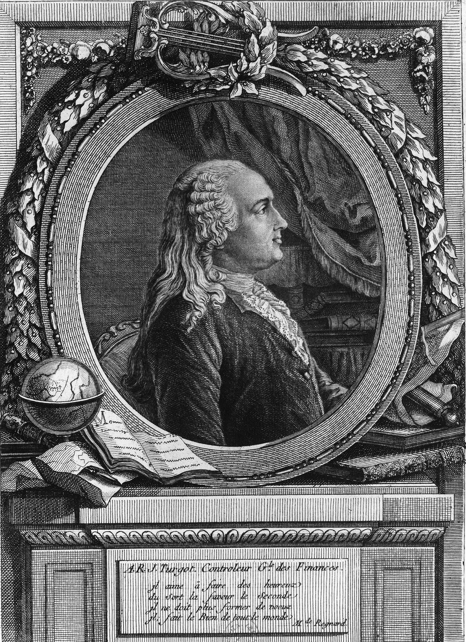 Portret Anny Robert Jacques Turgot (1727-1781), barona de l
