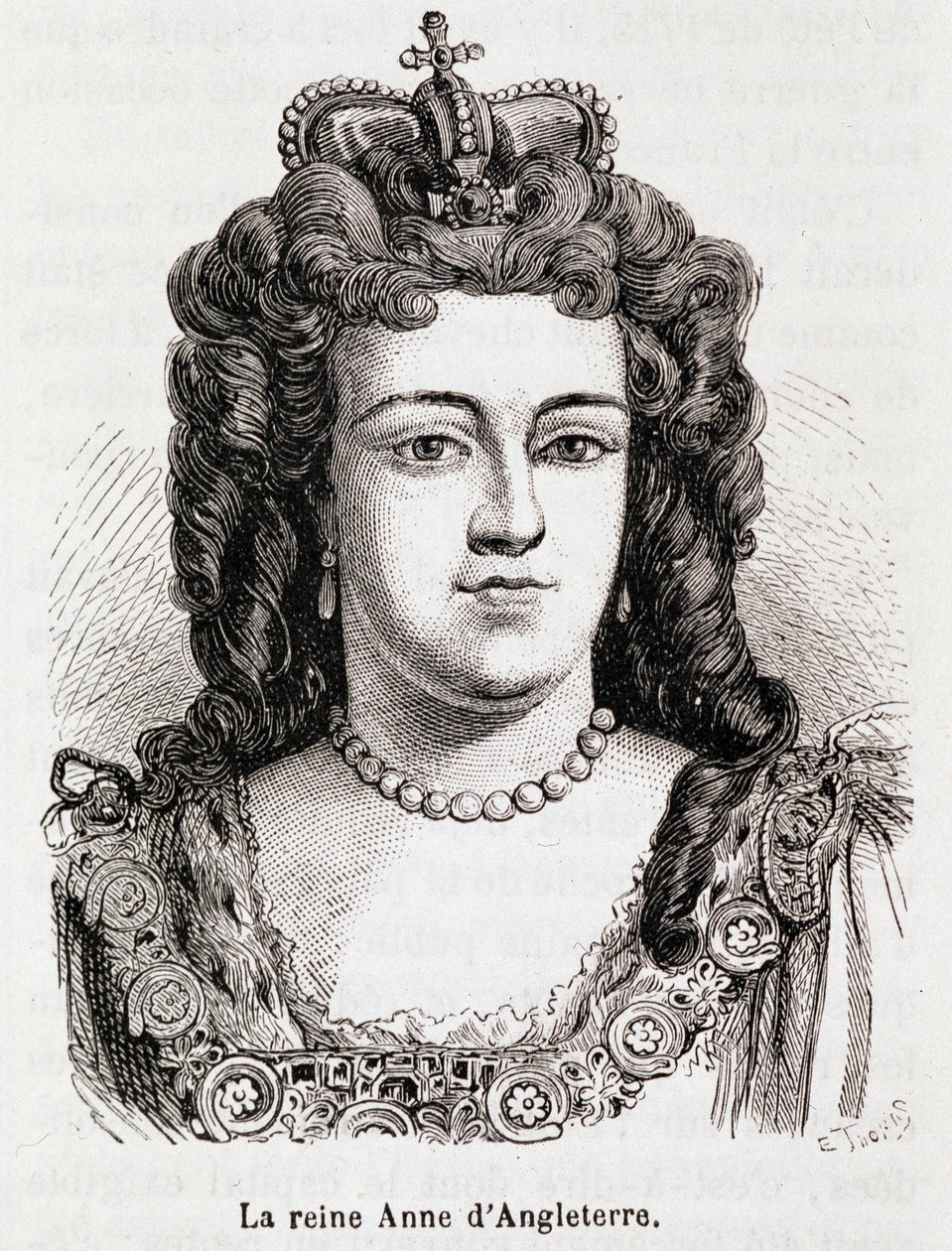 Portret Anny Anglii. autorstwa Unknown artist