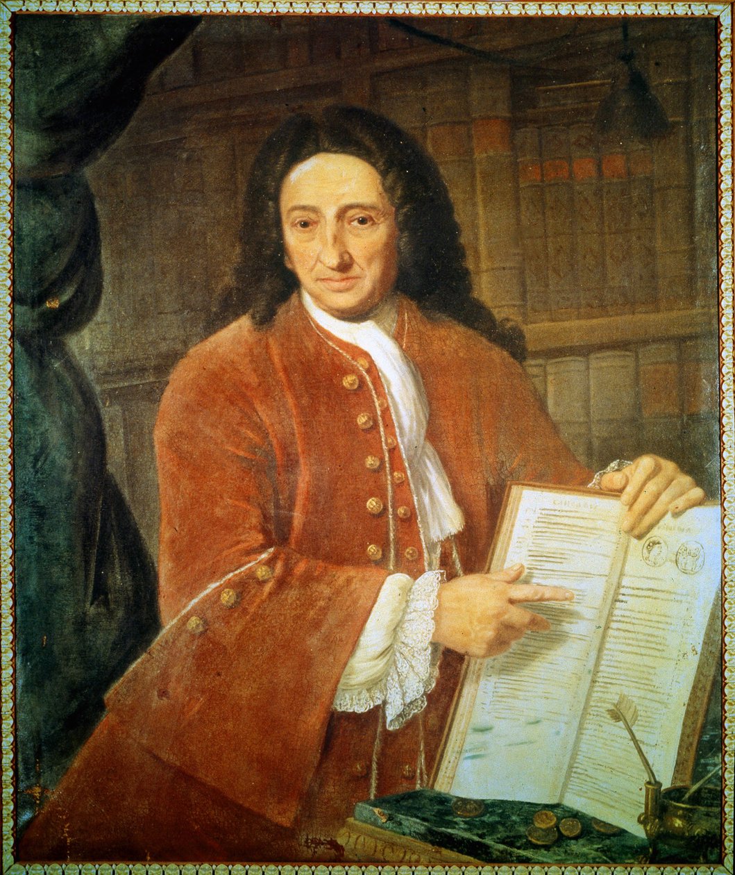 Portret Apostolo Zenona (1668 - 1750), librecisty i poety. autorstwa Unknown artist