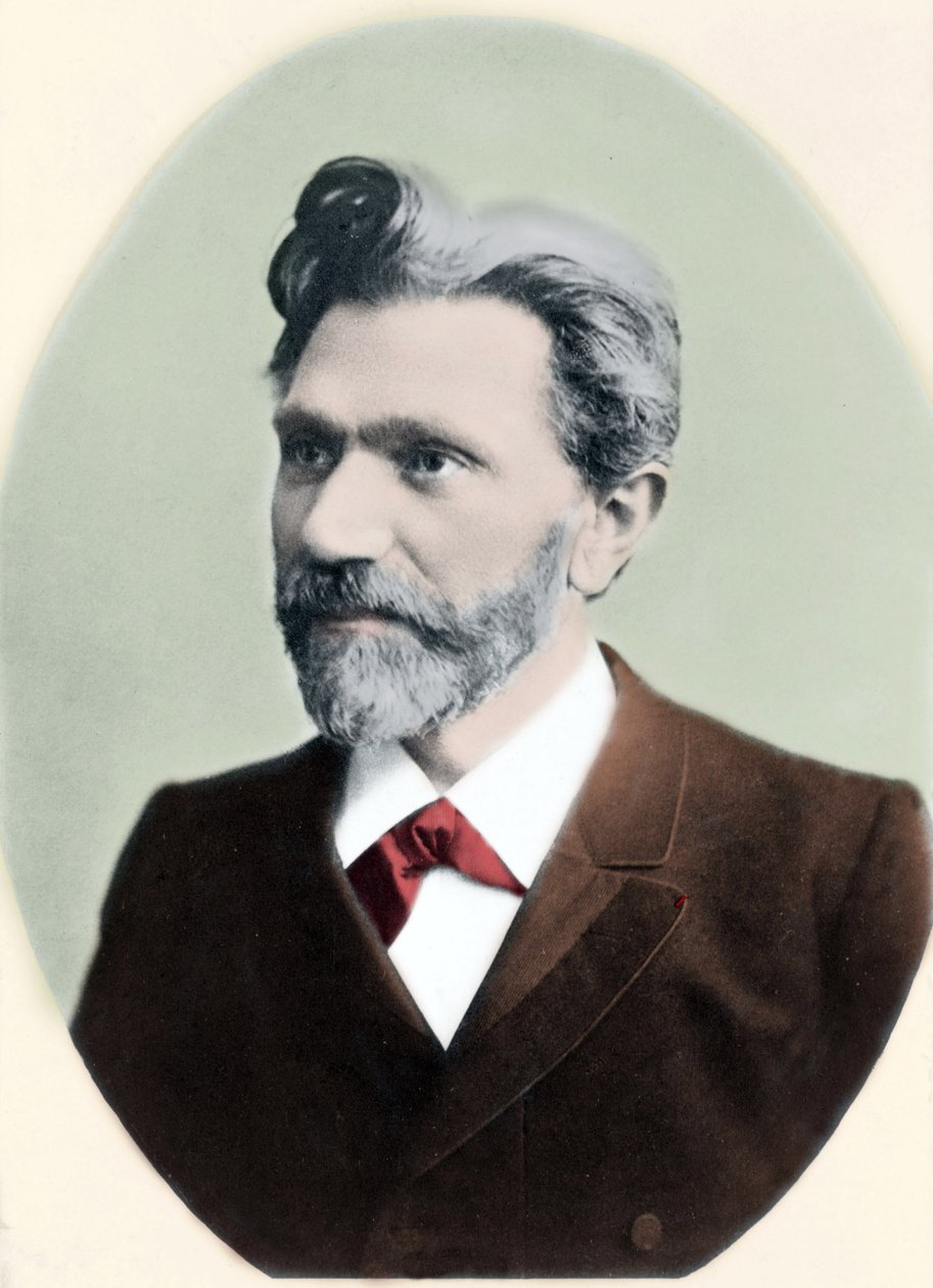 Portret Augusta Bebla (1840-1913), niemieckiego polityka. autorstwa Unknown artist