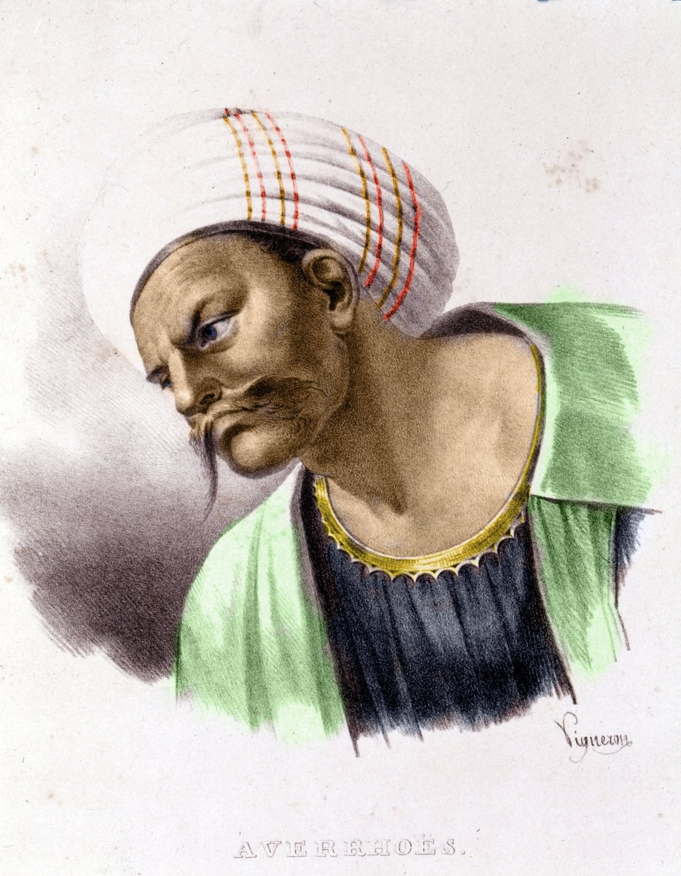 Portret Awerroesa (1126 - 1198). autorstwa Unknown artist