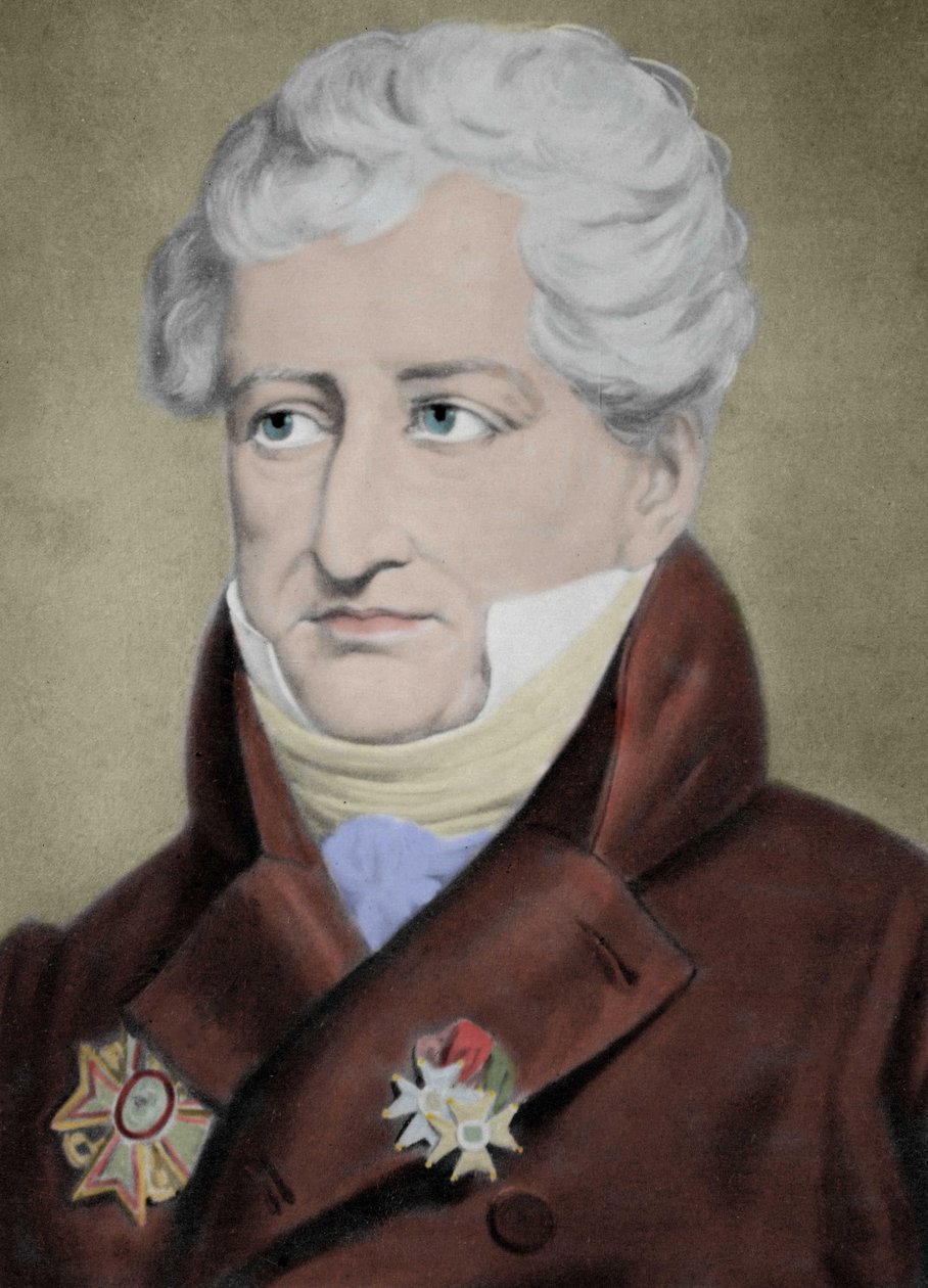Portret barona Georgesa Cuviera (1769-1832), francuskiego przyrodnika. autorstwa Unknown artist