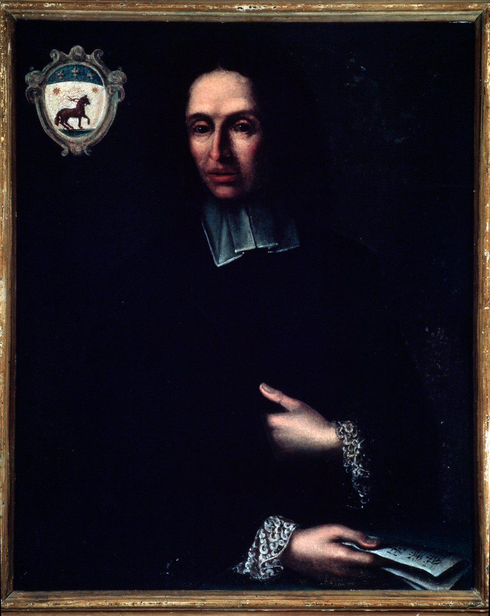 Portret Bartolomeo Monari (XVIII w.) włoskiego kompozytora Anonimowe malarstwo. Bolonia z XVIII wieku, civico museo musicale autorstwa Unknown artist