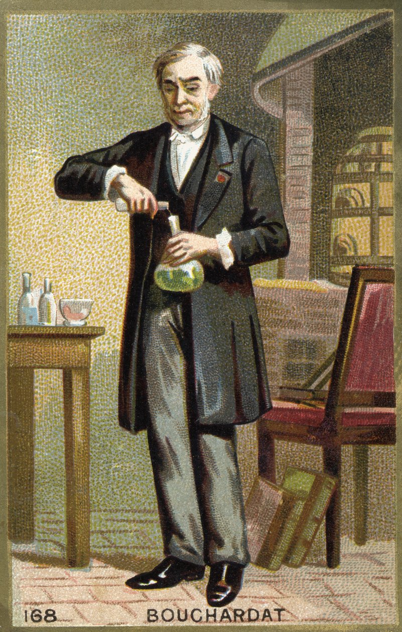 Portret Bouchardata. XIX-wieczna chromolitografia. autorstwa Unknown artist