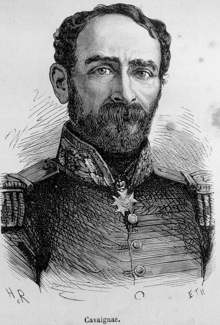 Portret Cavaignaca (1802-1857), francuskiego polityka i generała autorstwa Unknown artist
