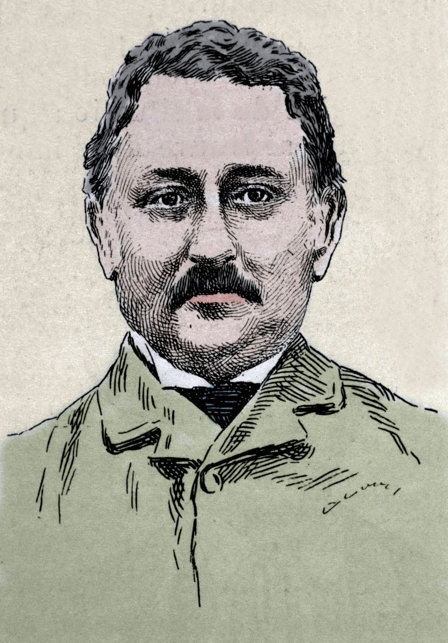 Portret Cecila Johna Rhodesa (1853-1902) Brytyjski biznesmen i administrator kolonialny. autorstwa Unknown artist