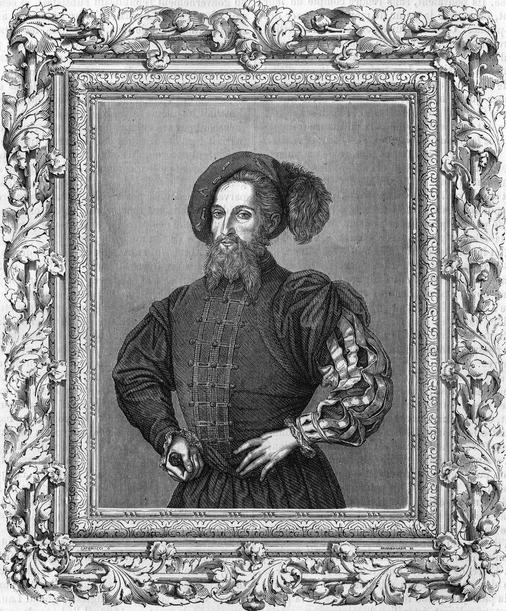Portret Cesare (Cesara) Borgii (1475-1507). autorstwa Unknown artist