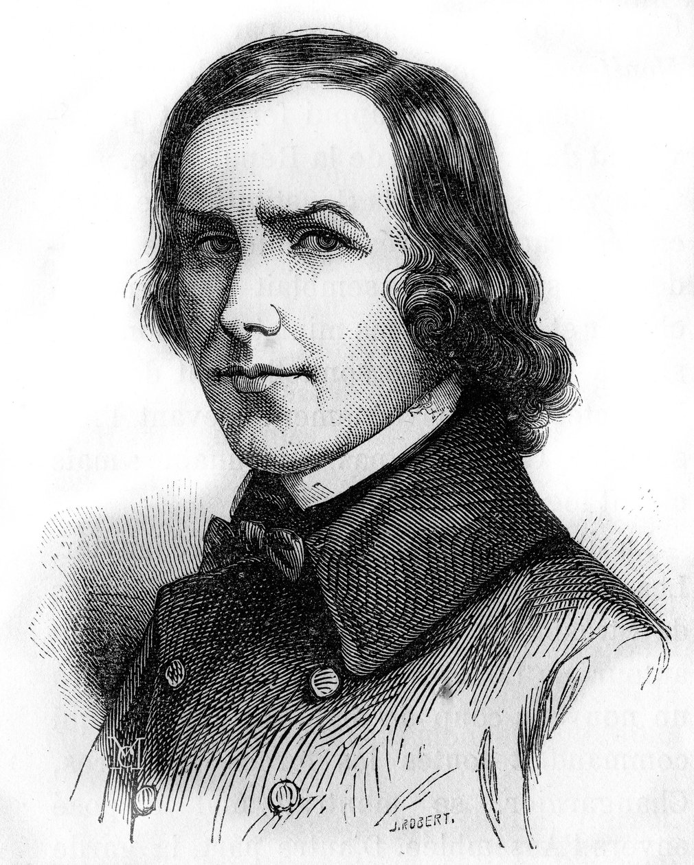 Portret Charlesa Forbesa, hrabiego Montalembert (1810 - 1870), francuskiego dziennikarza i polityka. autorstwa Unknown artist