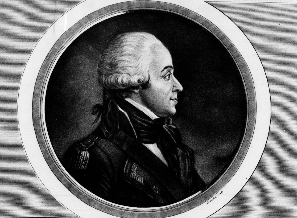 Portret Charlesa Francois Dumouriez (1739-1823), ministra spraw zagranicznych. Grawer w „”Kompletny zbiór obrazów historycznych rewolucji francuskiej, w trzech tomach.””” 1804. autorstwa Unknown artist