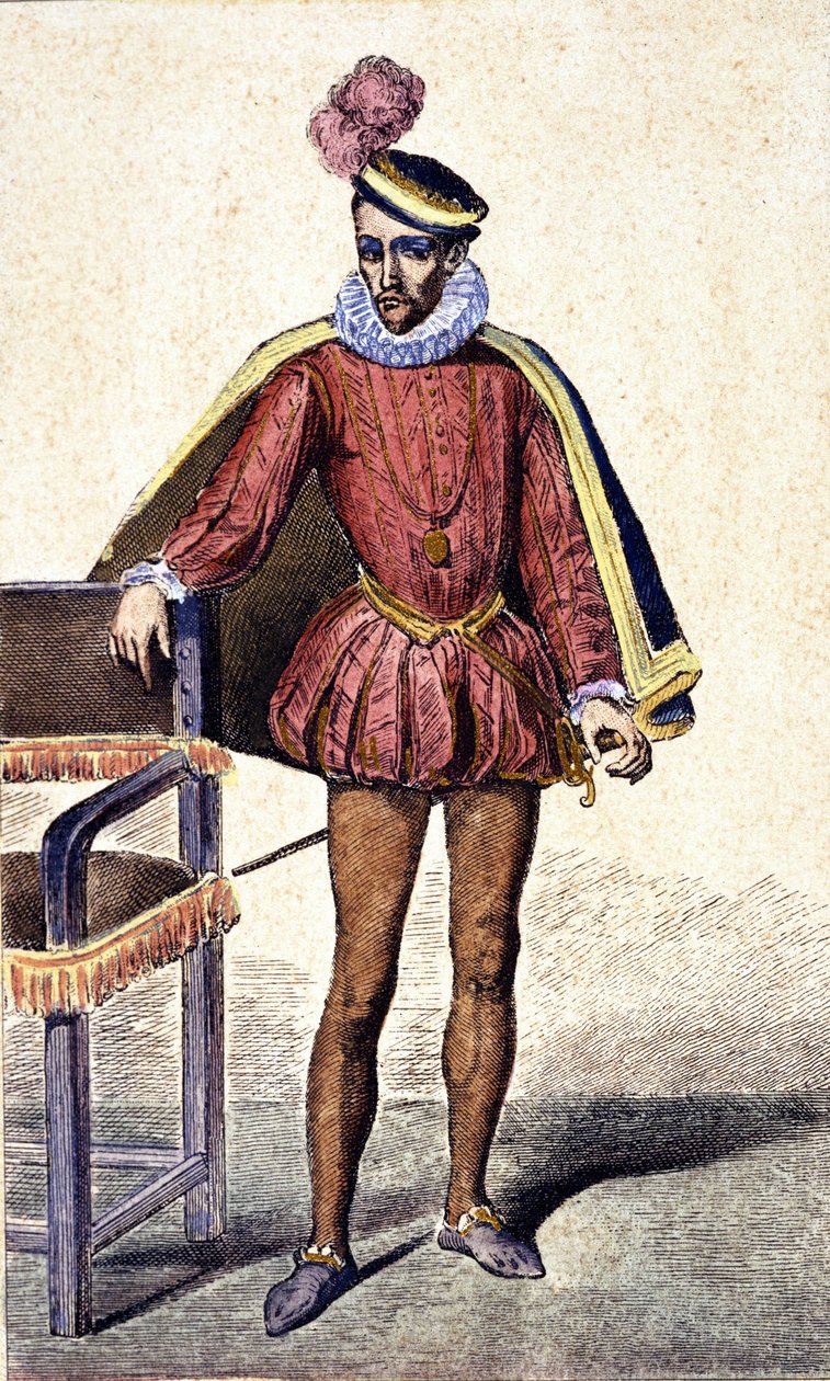 Portret Karola IX (1550 - 1574), króla Francji. autorstwa Unknown artist