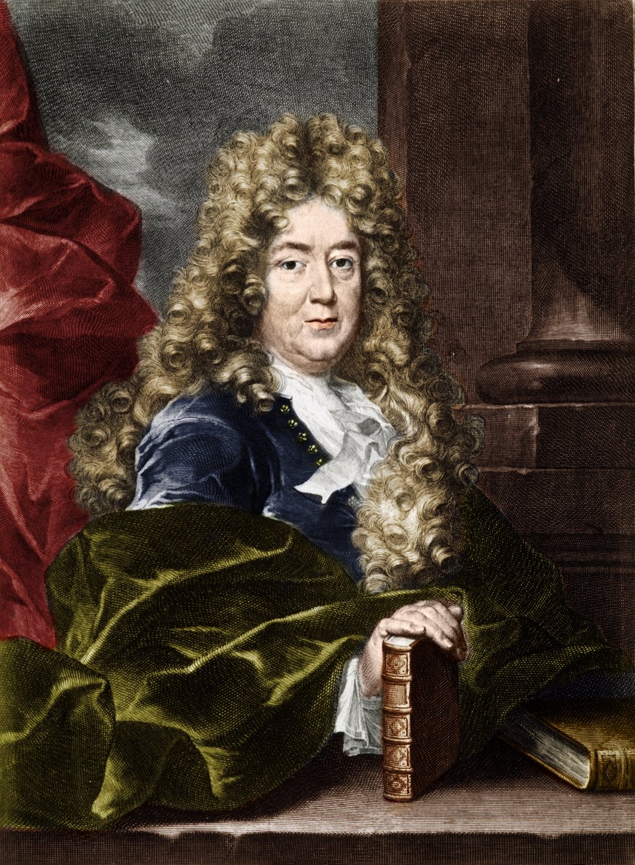 Portret Charlesa Perraulta (1628-1703) francuskiego pisarza. autorstwa Unknown artist