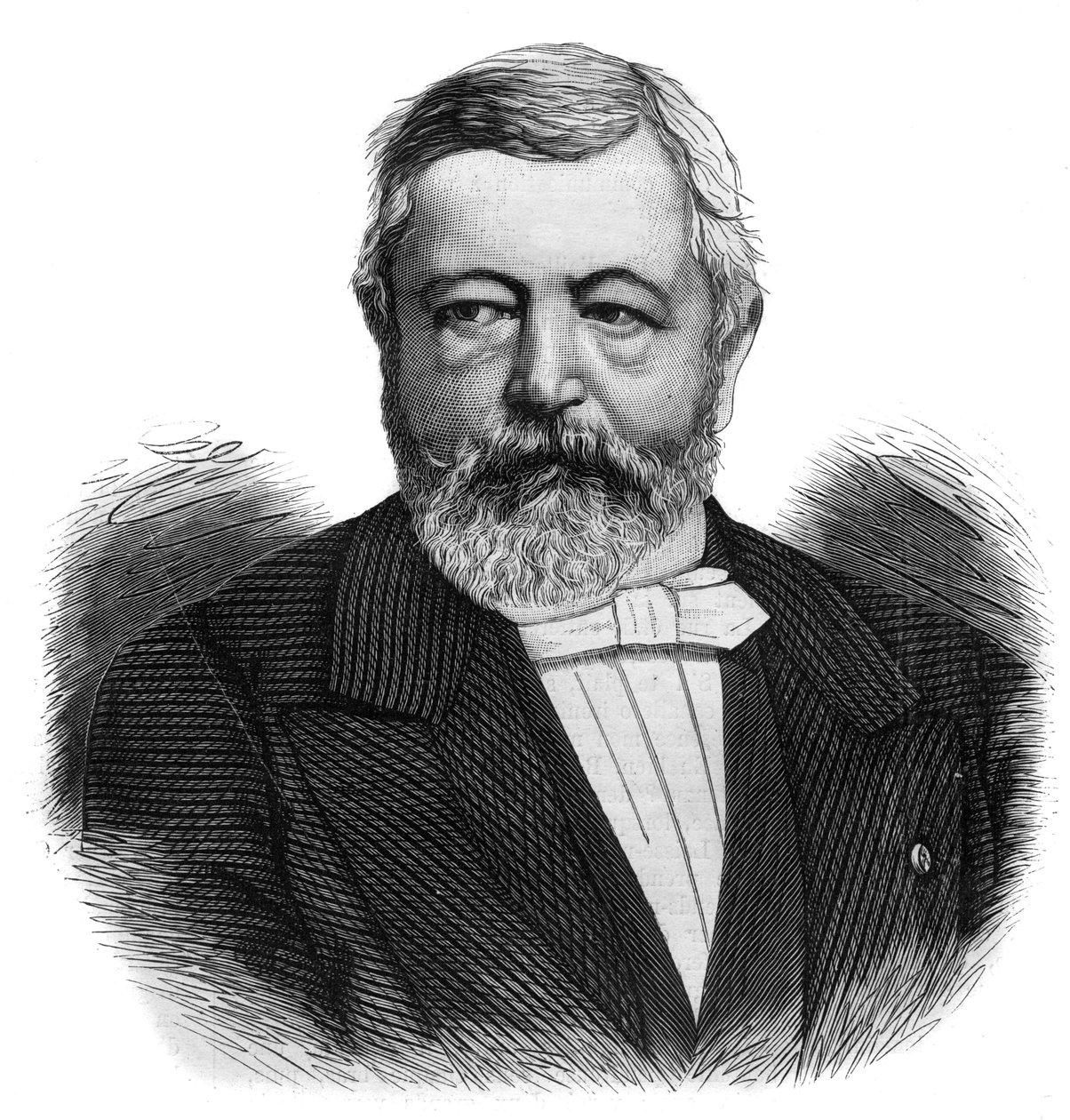 Portret Charlesa de Kerchove autorstwa Denterghem (1819-1882) Belgijski inżynier i polityk liberalny autorstwa Unknown artist