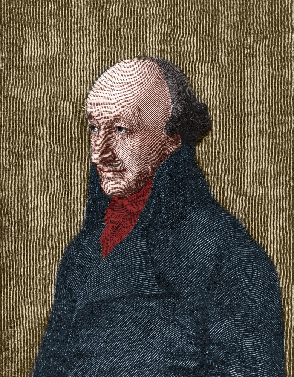 Portret Christopha Martina Wielanda (1733-1813) Niemiecki poeta, tłumacz i redaktor. autorstwa Unknown artist