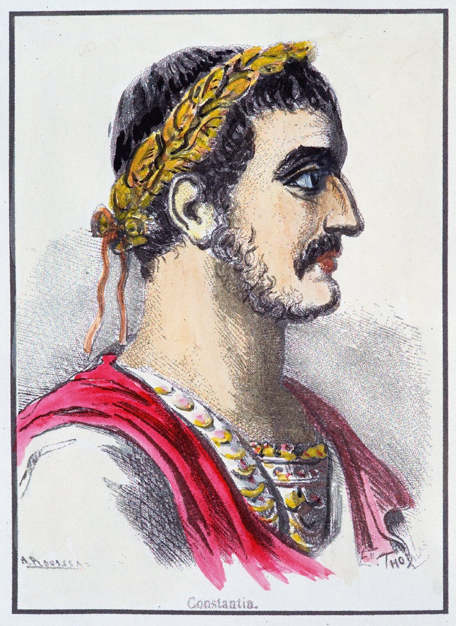 Portret Konstantyna, cesarza rzymskiego autorstwa Unknown artist