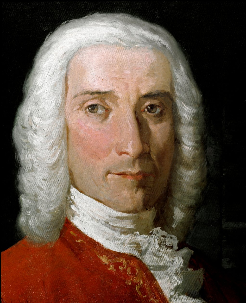 Portret Domenico scarlattiego (1685-1757), włoskiego kompozytora. Anonimowy obraz z XVIII wieku. Neapol, San Pietro a Majella Konserwatorium Muzyczne. autorstwa Unknown artist