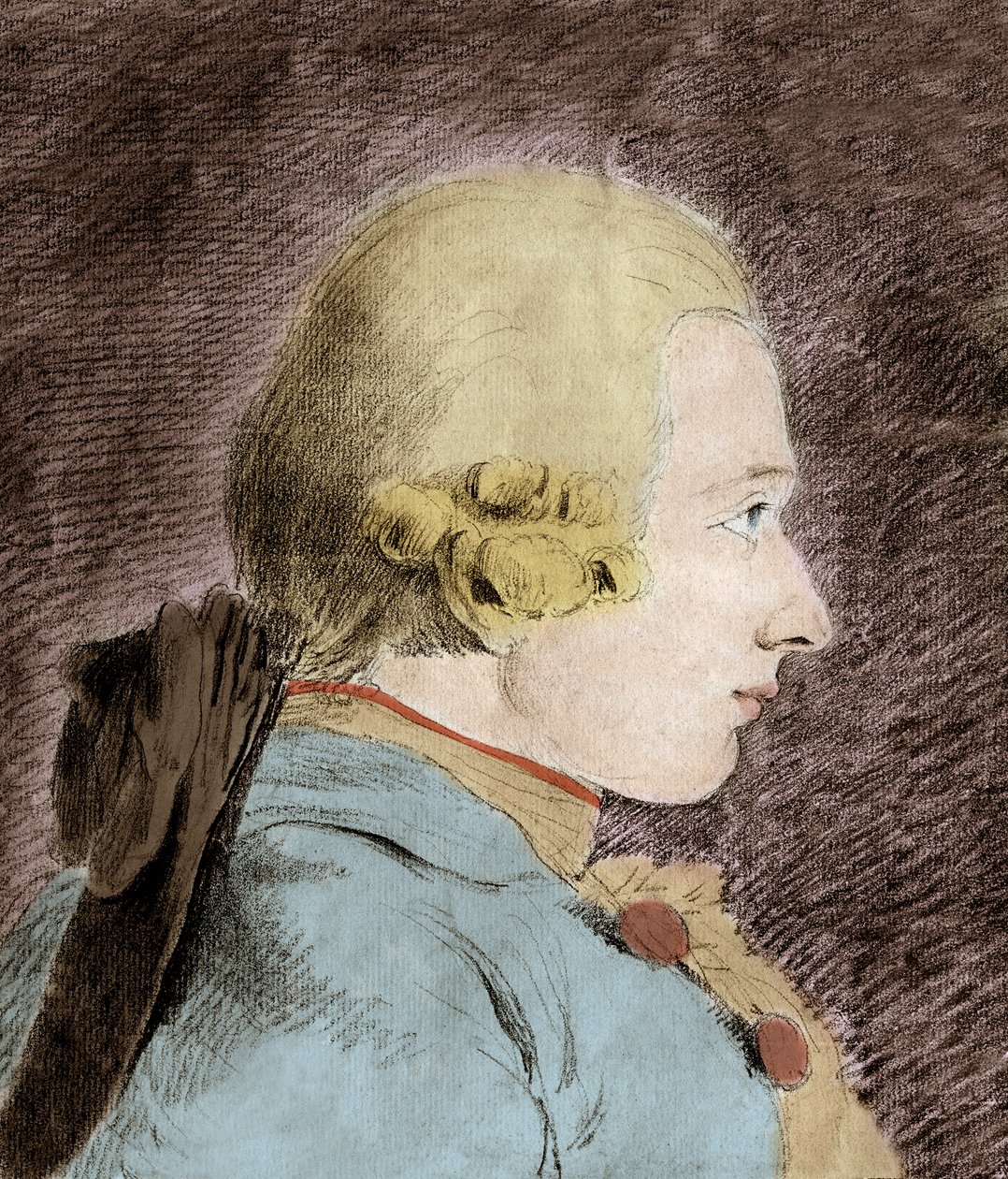 Portret Donacjana Alphonse Francois de Sade (1740-1814) (markiz de Sade) - po Van Loo autorstwa Unknown artist
