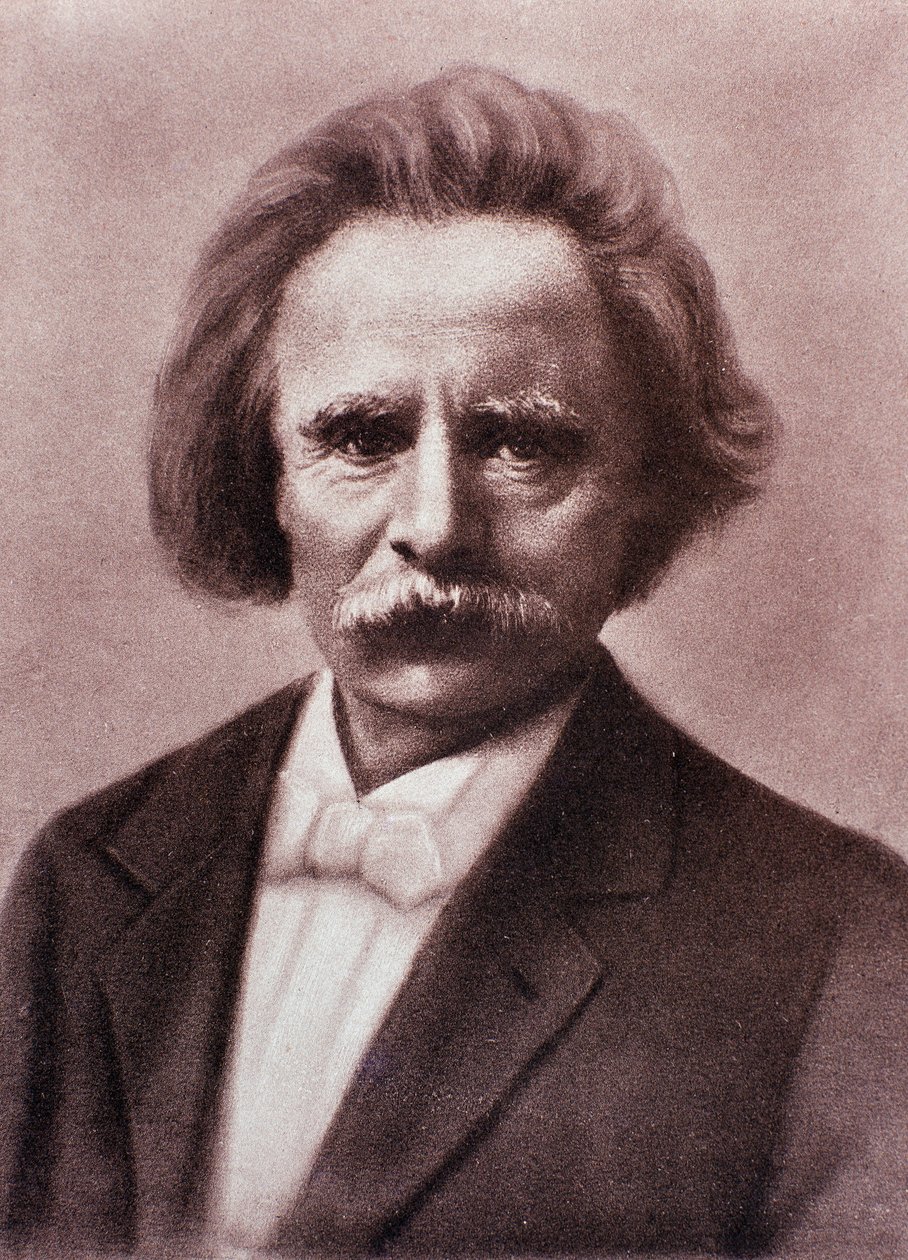 Portret Edvarda Griega (rysunek kredą) autorstwa Unknown artist
