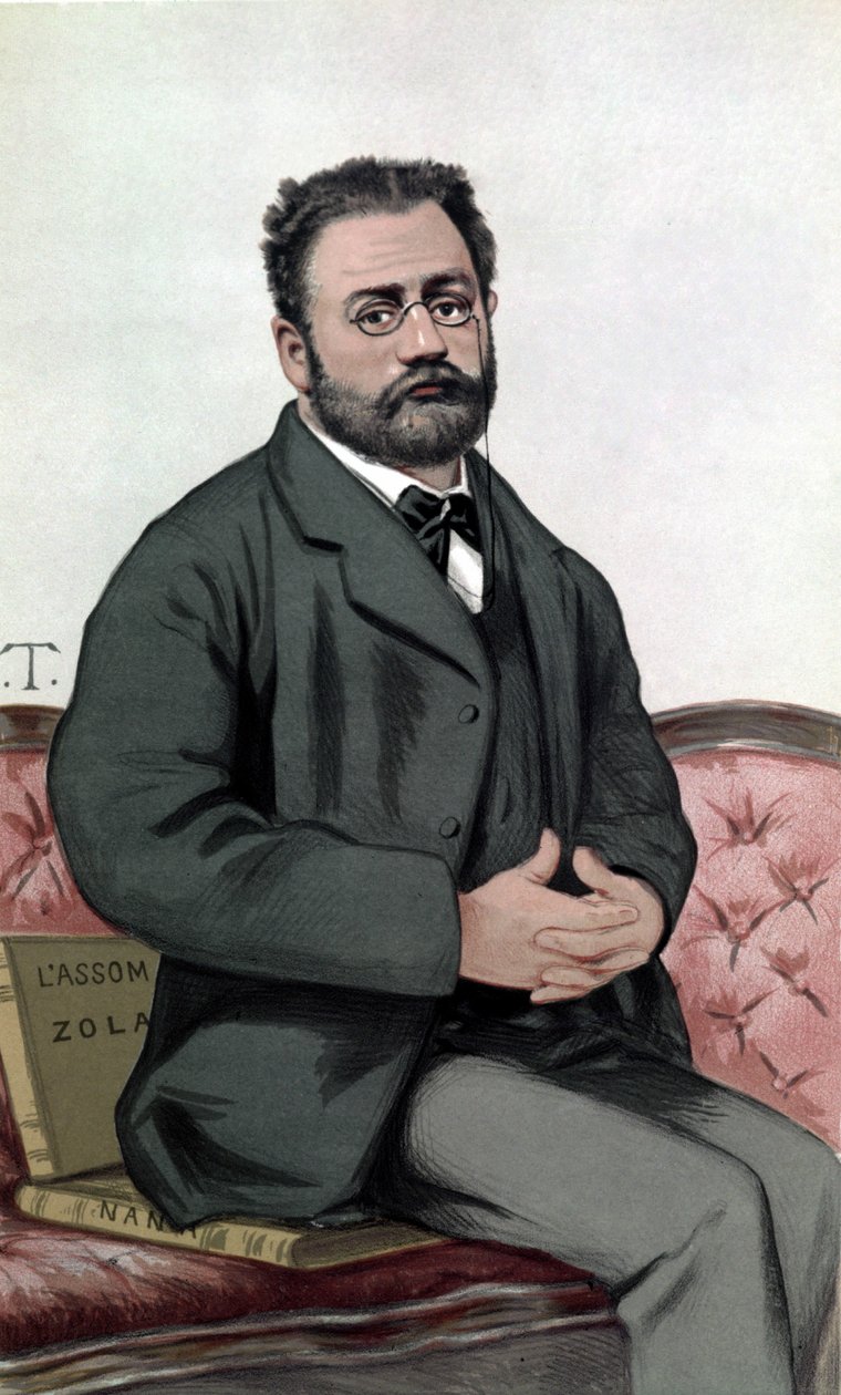 Portret Emila Zoli (1840-1902) - w „Jarmarku próżności”” z dnia 24.01.2018 r. autorstwa Unknown artist