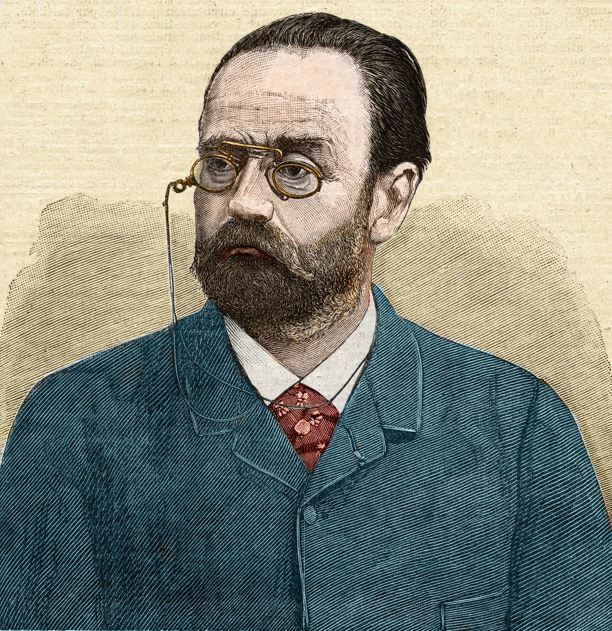 Portret Emila Zoli (1840-1902) francuskiego pisarza. autorstwa Unknown artist