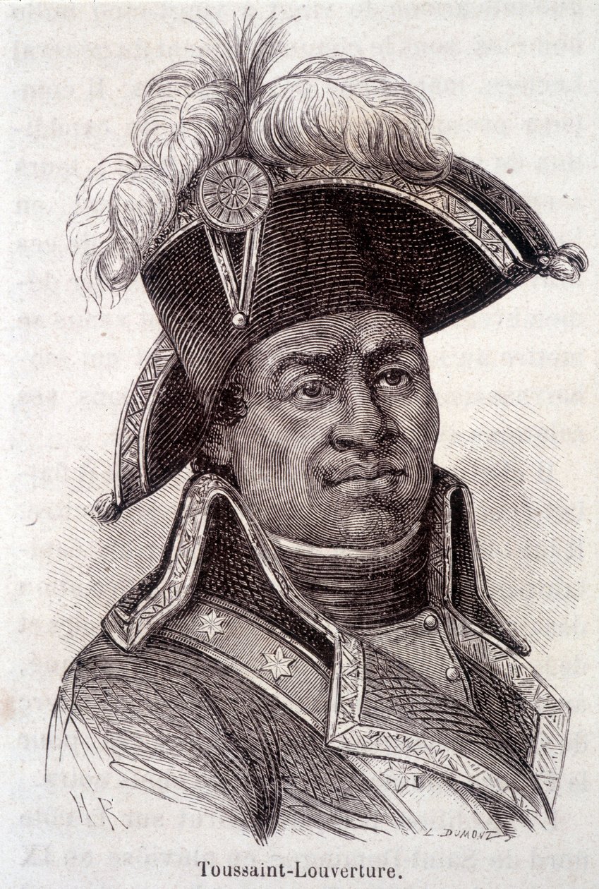 Portret Francois Dominique Toussaint znany jako „”Toussaint-Louverture” (Toussaint Louverture autorstwa Unknown artist