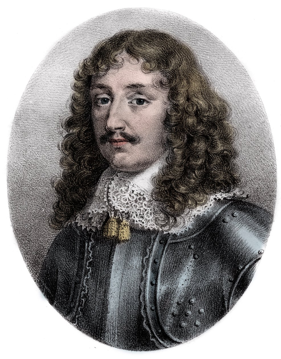 Portret Franciszka VI, księcia La Rochefoucauld, księcia de Marcillac (1613-1680), francuskiego autora - Portrait du duc Francois de la Rochefoucauld (1613-1680), francuskiego pisarza - autorstwa Unknown artist