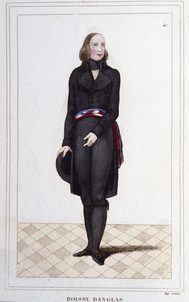 Portret François Antoine, hrabiego Boissy d