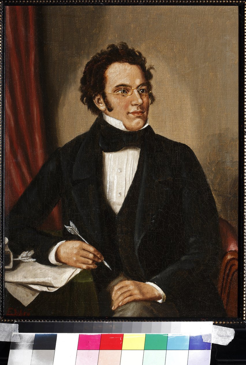 Portret Franza Schuberta (olej na płótnie) autorstwa Unknown artist