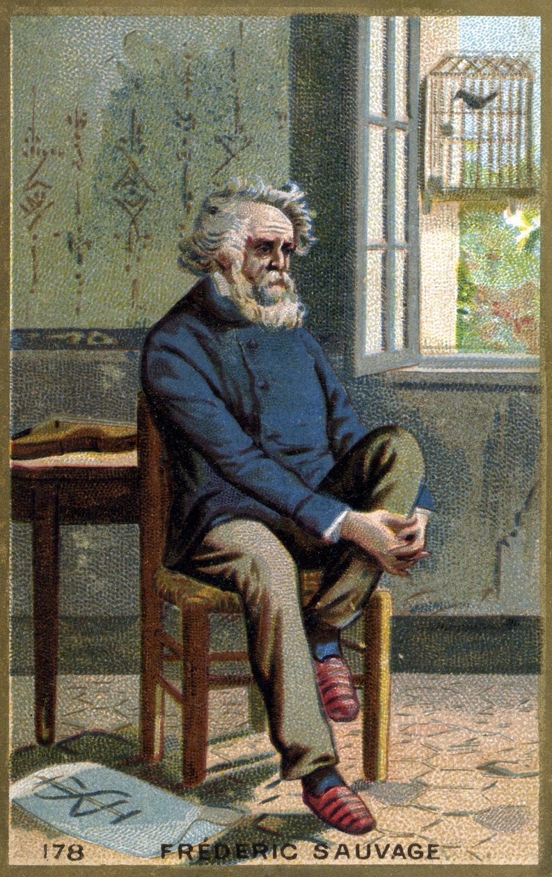 Portret Frédérica Sauvage (1786 - 1857), francuskiego wynalazcy. autorstwa Unknown artist