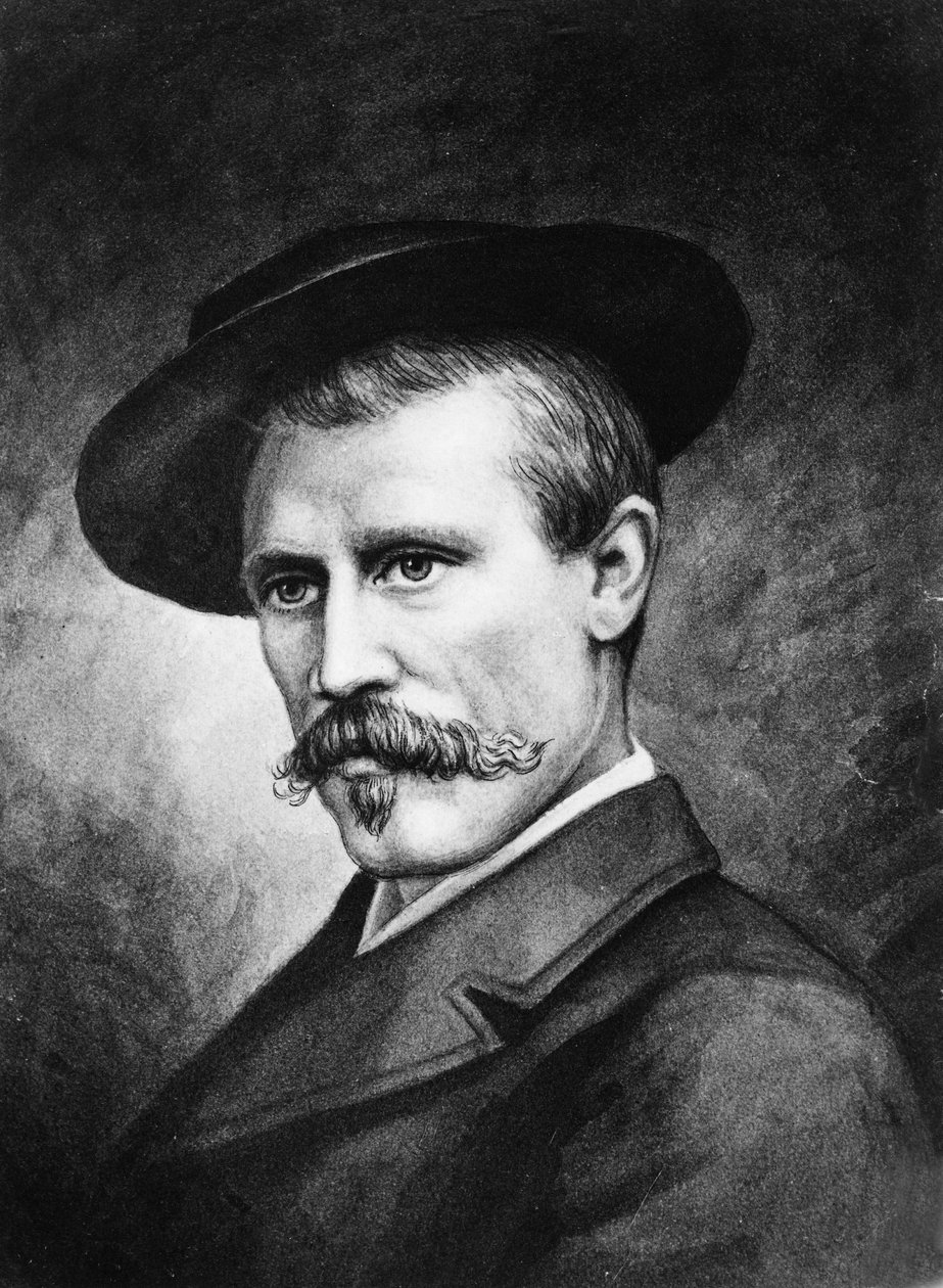 Portret Fridtjofa Nansena (1861-1930), norweskiego odkrywcy w 1897 r. autorstwa Unknown artist