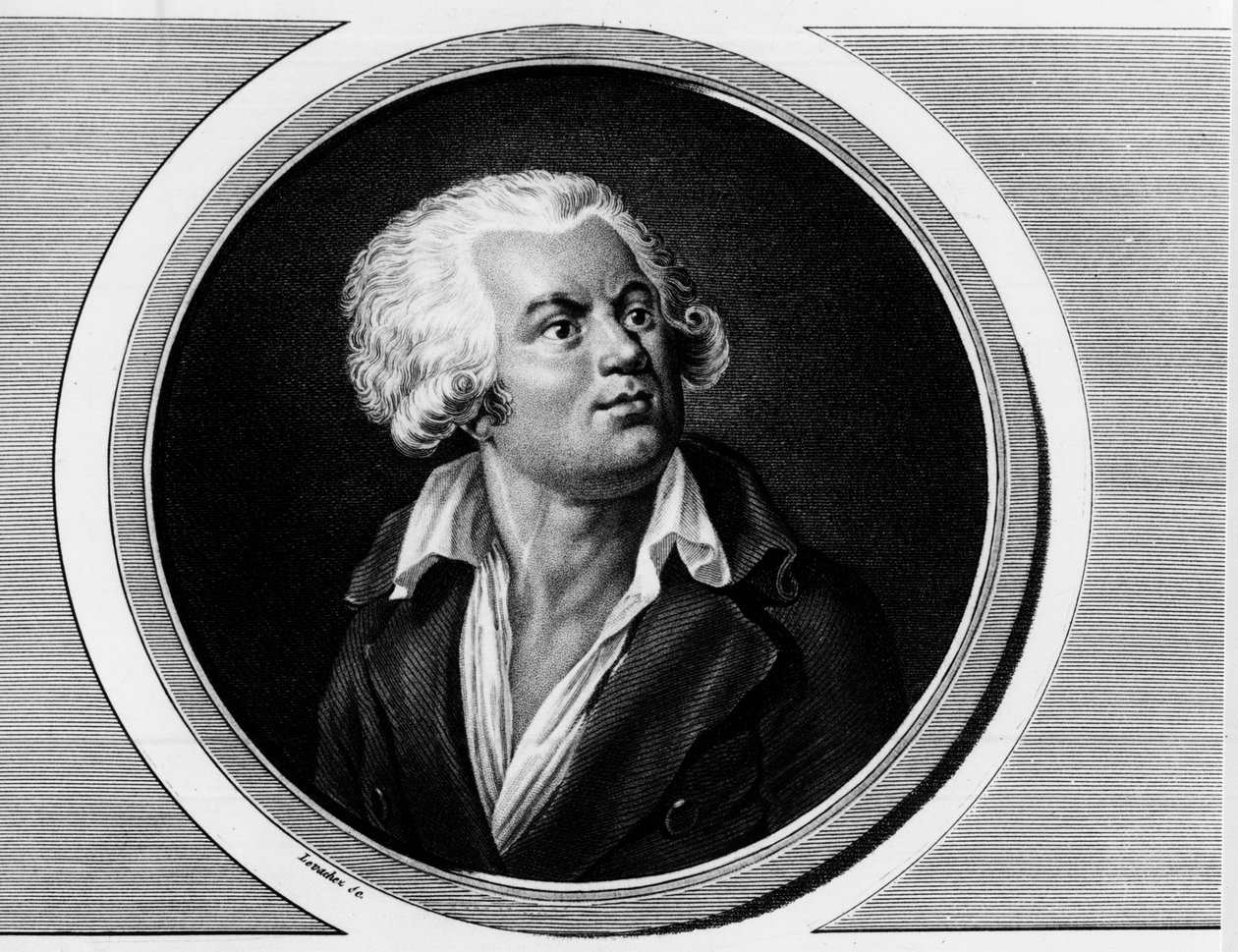 Portret Georgesa Jacquesa Dantona, prawnika konwencjonalnego (1759-1794). Grawer w „”Kompletny zbiór obrazów historycznych rewolucji francuskiej, w trzech tomach.””” 1804. autorstwa Unknown artist