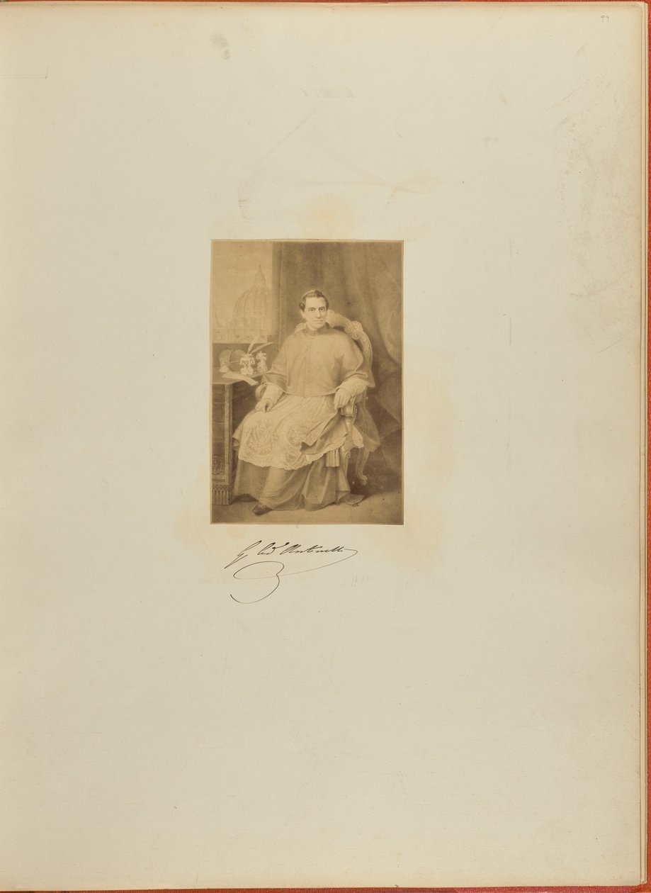 [Portret Giacomo Antonellego]. autorstwa Unknown artist
