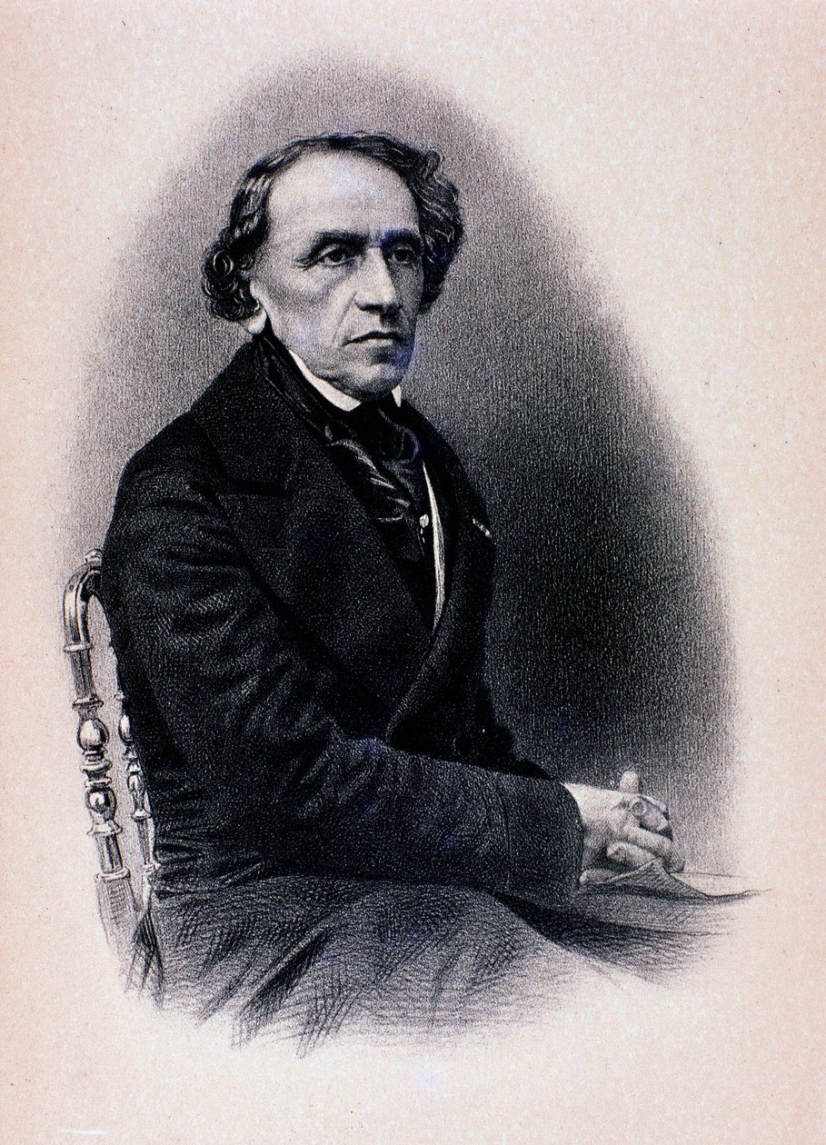 Portret Giacomo Meyerbeera (rycina) autorstwa Unknown artist