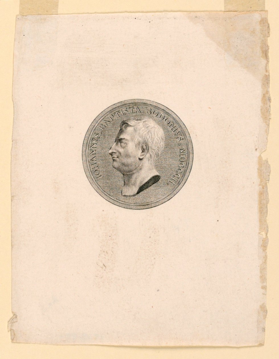 Portret Giambattisty Bodoniego (1740-1813) autorstwa Unknown artist